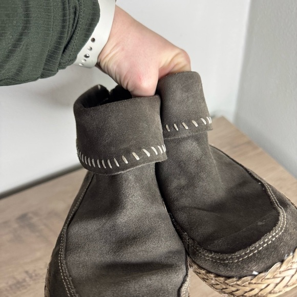 UGG Kavar Varney Fleece Lined Gray 1104653 Ankle Boot - Picture 12 of 12